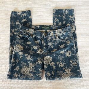 Vintage Lauren Ralph Lauren Petite Floral Jeans